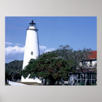 Ocracoke, Lighthouse Print