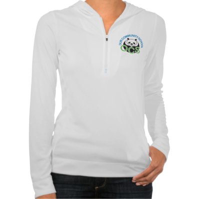 OCS Logo Womens Sport 1/2 Zip Hoodie