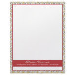 Octagon Pattern Personal or Business Letterhead