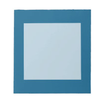Octal blue notepad
