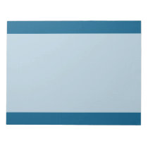 Octal blue notepad