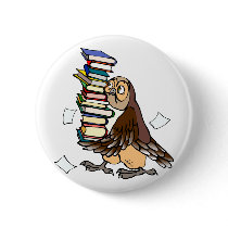 Octavian Owl Button