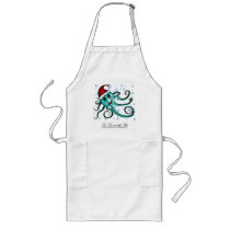 Octo Claus, long apron by kasei_lee Octo Claus, long apron