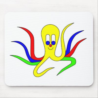Octo-Pus Mouse Mat by lonvig