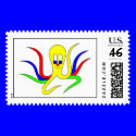 Octo-Pus postage