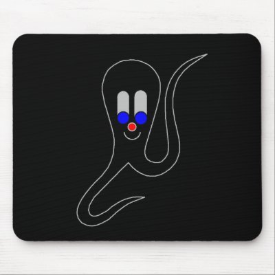 Octo-Pus the Cuttlefish - ink sprutter Mouse Mat by lonvig