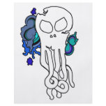 Octo skull blue flyers