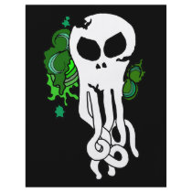 Octo skull green flyer