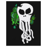 Octo skull green flyers