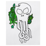 Octo skull green flyers
