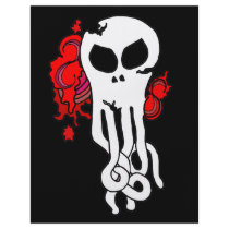 Octo skull red flyers