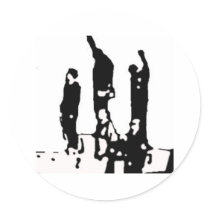 October 16th 1968 Mexico City stickers