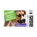 OCTOBER - Adopt-a-Shelter-Dog Month Stamp