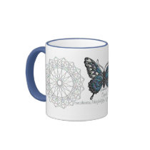 October Birthstone Butterfly Mug by Rockangel1 October Birthstone Butterfly Mug