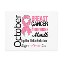 October - Breast Cancer Awareness Month postcards by cancerapparel October - Breast Cancer Awareness Month postcards