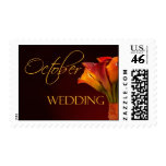 October Calla Lily Wedding Postage