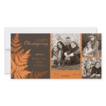 October Fern Photo Card