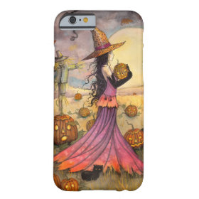 October Fields Halloween Witch iPhone 6 case