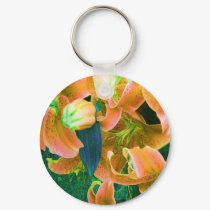 "October Lily" Keychain