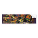 October Moon Bumper Sticker bumper stickers