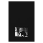 October Showers Cat Silhouette At Window 2 B&W Stationery Design