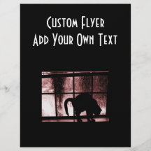 October Showers Cat Silhouette At Window 2 Red Flyer Design