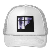 October Showers Cat Silhouette At Window Indigo Hat