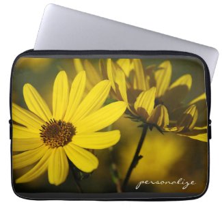 October Sunflowers Electronics Bag