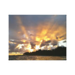 October sunrise gallery wrap canvas