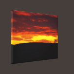October Sunrise Stretched Canvas Print canvas prints