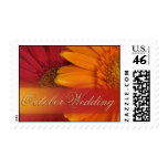 October Wedding colors Postage