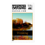 October Wedding Postage