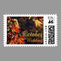 October Wedding stamps
