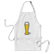octoberfest cutout wheat beer bavaria apron