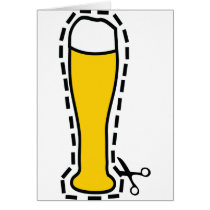 octoberfest cutout wheat beer bavaria cards