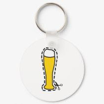 octoberfest cutout wheat beer bavaria keychains