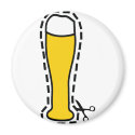 octoberfest cutout wheat beer bavaria magnets by Tomaniac octoberfest cutout wheat beer bavaria magnets