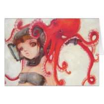 Octogirl Notecard cards
