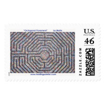 Octogonal Pavement by Metin Postage Stamp