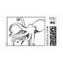 Octopod Adventures with the USPS Postage Stamps