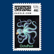 Octopost Stamps - Albert stamps