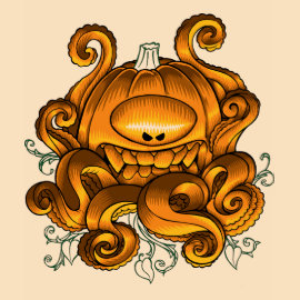 Octopumpkin shirt