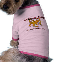 Octopus Addict pet clothing by AnimalShirts Octopus Addict pet clothing
