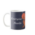 Octopus and Alien Everyone Needs a Hug mugs
