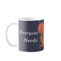 Octopus and Alien Everyone Needs a Hug mugs by Quantum_Art_Nerd Octopus and Alien Everyone Needs a Hug mugs