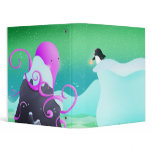octopus and penguin - binder / folder