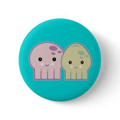 octopus and squid pals pins by doonidesigns