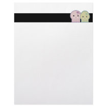 octopus and squid pals personalized letterhead