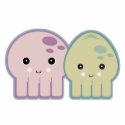 octopus and squid pals photo sculptures