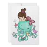 Octopus Babysitter Invite